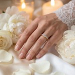 Diamant forlovelsesring i gult gull 0,46 ct- ABR00128gg