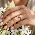 Diamantring forlovelsesring 0,70 ct i 14kt gult gull. Diona - 18001070gg