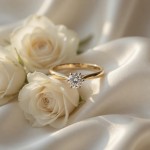 Forlovelsesring med Lab Grown diamant i 0.50 ct og River VS - LG0501807gg
