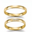 Gifteringer i gult gull 14 kt med diamanter - 282650