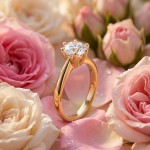 Forlovelsesring i gult gull med lab grown diamant 0,70 ct River (E) - VVS2. Diona - 18001070LGgg