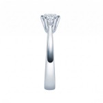 Forlovelsesring med Lab Grown diamant i 0.50 ct og River (D) - VVS2 - LG18001050