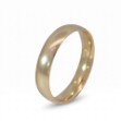 Gifteringer i gult gull 14kt, 4 mm, modell 167. RUBIN - 1240