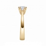 Forlovelsesring med Lab Grown diamant i 0.50 ct og River VS - LG0501801gg