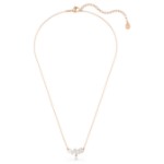 Swarovski smykke Mesmera necklace Mixed cuts, White, 18K rose gold finish - 5747996