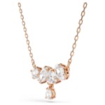 Swarovski smykke Mesmera necklace Mixed cuts, White, 18K rose gold finish - 5747996