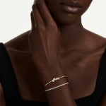 Swarovski armbånd Mesmera bracelet Mixed cuts, White, 18K gold finish - 5747953