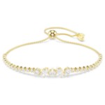 Swarovski armbånd Mesmera bracelet Mixed cuts, White, 18K gold finish - 5747939