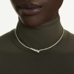 Swarovski collier Mesmera necklace Mixed cuts, White, 18K gold finish - 5747931