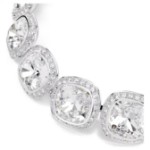 Swarovski armbånd Una Angelic bracelet Cushion cut, White, Rhodium plated - 5751558