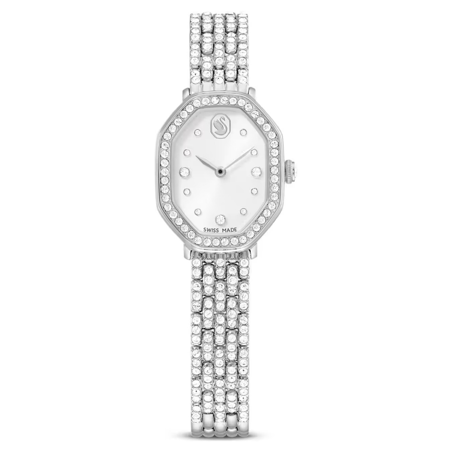 Swarovski klokke Dextera octagon watch Swiss Made, Metal bracelet, Silver tone, Stainless steel - 5749451