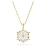Swarovski smykke Magic pendant Mixed cuts, Snowflake, White, 18K gold finish - 5757788