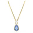 Swarovski smykke Chroma pendant Pear cut, Blue, 18K gold finish - 5757786