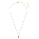 Swarovski smykke Chroma pendant Pear cut, Blue, 18K gold finish - 5757786