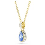 Swarovski smykke Chroma pendant Pear cut, Blue, 18K gold finish - 5757786