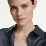 Swarovski smykke Swan pendant Mixed cuts, Swan, White, 18K gold finish - 5754626
