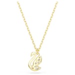 Swarovski smykke Swan pendant Mixed cuts, Swan, White, 18K gold finish - 5754626