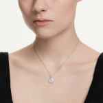 Swarovski smykke Una Angelic pendant Cushion cut, White, Rhodium plated - 5754340