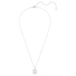 Swarovski smykke Una Angelic pendant Cushion cut, White, Rhodium plated - 5754340
