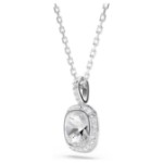 Swarovski smykke Una Angelic pendant Cushion cut, White, Rhodium plated - 5754340
