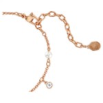 Swarovski armbånd Imber bracelet Crystal pearl, Round cut, White, 18K rose gold finish - 5754243