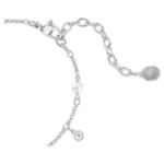 Swarovski armbånd Imber bracelet Crystal pearl, Round cut, White, Rhodium plated - 5754242