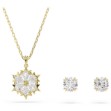 Swarovski smykkesett Magic set Set (2), Mixed cuts, Snowflake, White, 18K gold finish - 5758002