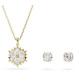 Swarovski smykkesett Magic set Set (2), Mixed cuts, Snowflake, White, 18K gold finish - 5758002