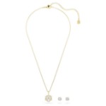 Swarovski smykkesett Magic set Set (2), Mixed cuts, Snowflake, White, 18K gold finish - 5758002