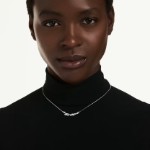 Swarovski smykke Mesmera necklace Marquise cut, White, Rhodium plated - 5759838
