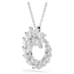 Swarovski smykke Mesmera pendant Marquise cut, White, Rhodium plated - 5759837
