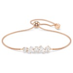 Swarovski armbånd Mesmera bracelet Mixed cuts, White, 18K rose gold finish - 5764801