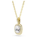 Swarovski smykke Una Angelic pendant Cushion cut, White, 18K gold finish - 5764761
