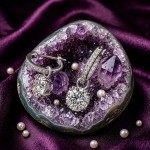 Swarovski øredobber Constella drop, hvit - 5636717