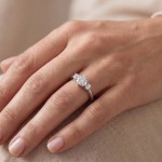 Diamant forlovelsesring i hvitt gull 0.40 ct - ABR01168hv040