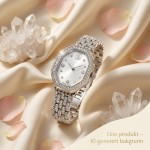 Swarovski Dextera Octagon klokke i sølvtoner - 5749451