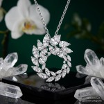 Swarovski Mesmera anheng med hvite zirconia - 5759837
