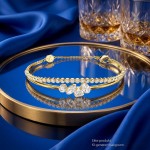 Swarovski Mesmera armbånd i 18K gullfinish - 5747953