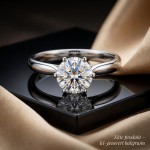 Forlovelsesring  med lab grown diamant 2,0 ct  River (D/E) E-VVS2 3xExcellent i hvitt gull - 18007200LG
