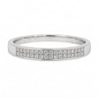 Diamantring i hvitt gull med 0,09 ct W-Si - vda009hv