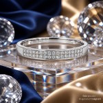 Diamantring i hvitt gull med 0,09 ct W-Si - vda009hv