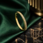Diamantring i 14kt gult gull med 0,10 ct W-Si - 50994081250