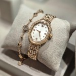 Swarovski klokke Dextera octagon watch Swiss Made, Metal bracelet, Gold tone, Rose gold-tone finish - 5715517