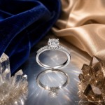 Forlovelsesring i hvitt gull med Lab Grown diamant 0.51 ct - LGABR01139hv051
