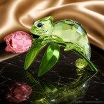 Swarovski figurer Idyllia Chameleon and Tulip - 5719811