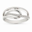Diamantring i hvitt gull 0,05 ct W-Si -536967