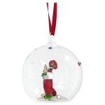 Swarovski figurer Holiday Cheers med julestrømpe i krystall - 5735700