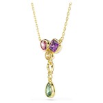 Swarovski smykke Imber Y-anheng i gullfinish med fargede stener - 5753261