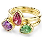 Swarovski Imber cocktailringsett i gullfinish med zirkonia - 5753279