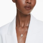 Swarovski smykke Hyperbola pendant Mixed cuts, White, Mixed metal finish - 5696626